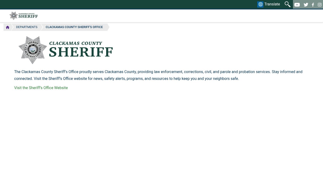 Clackamas County Jail Inmate Search